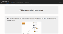 Desktop Screenshot of free-voice.cns24.de