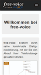 Mobile Screenshot of free-voice.cns24.de